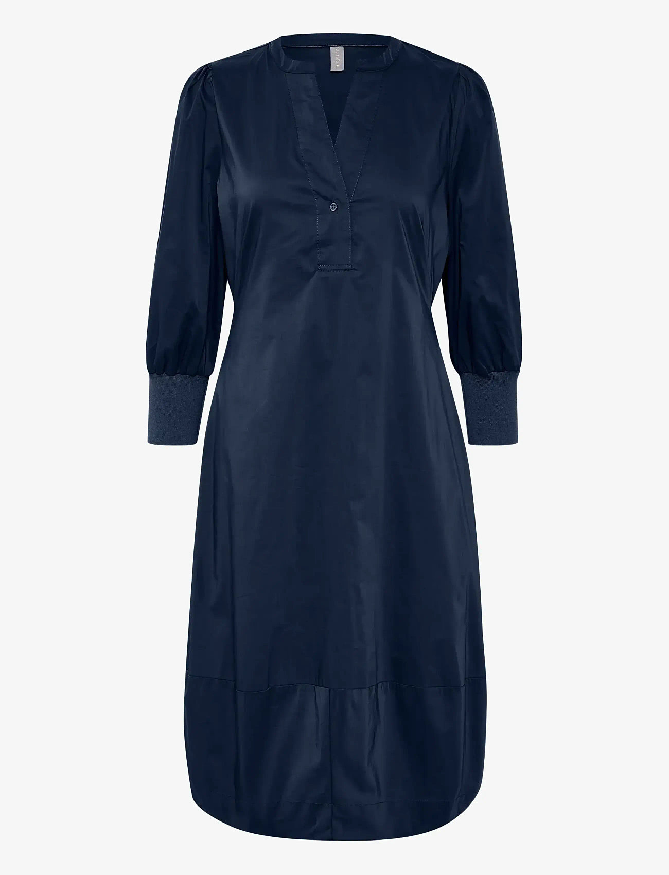 Culture - CUantoinett 3/4 Sleeve Dress - midi kjoler - blue iris - 1