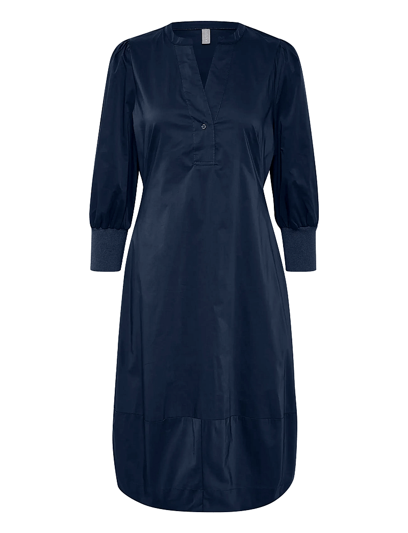 Culture - CUantoinett 3/4 Sleeve Dress - midi kjoler - blue iris - 1