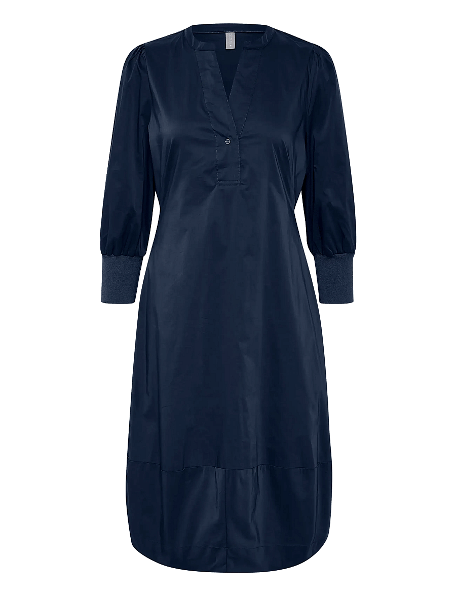 Culture - CUantoinett 3/4 Sleeve Dress - midi kjoler - blue iris - 1