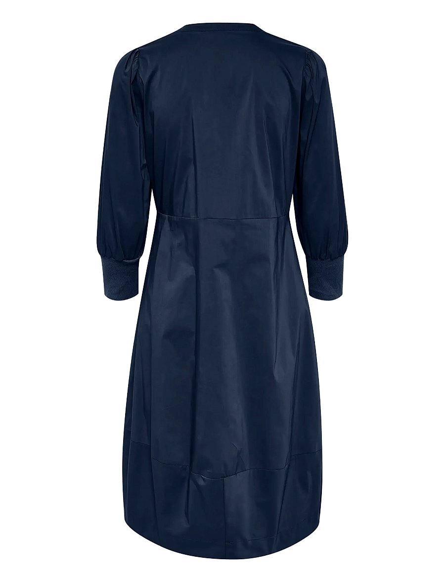 Culture - CUantoinett 3/4 Sleeve Dress - midi kjoler - blue iris - 2