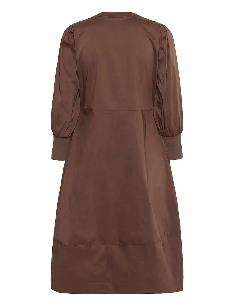 Culture - CUantoinett 3/4 Sleeve Dress - robes midi - cappuccino - 2