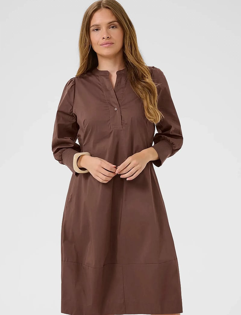 Culture Cuantoinett 3/4 Sleeve Dress (CUL50110059) Midi jurken