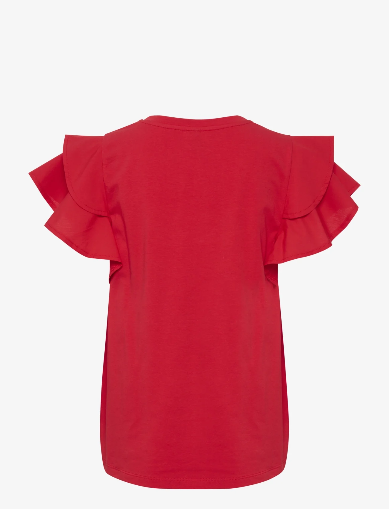 Culture - CUgith Poplin T-Shirt - ermeløse topper - racing red - 1