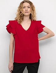 Culture - CUgith Poplin T-Shirt - mouwloze tops - racing red - 3