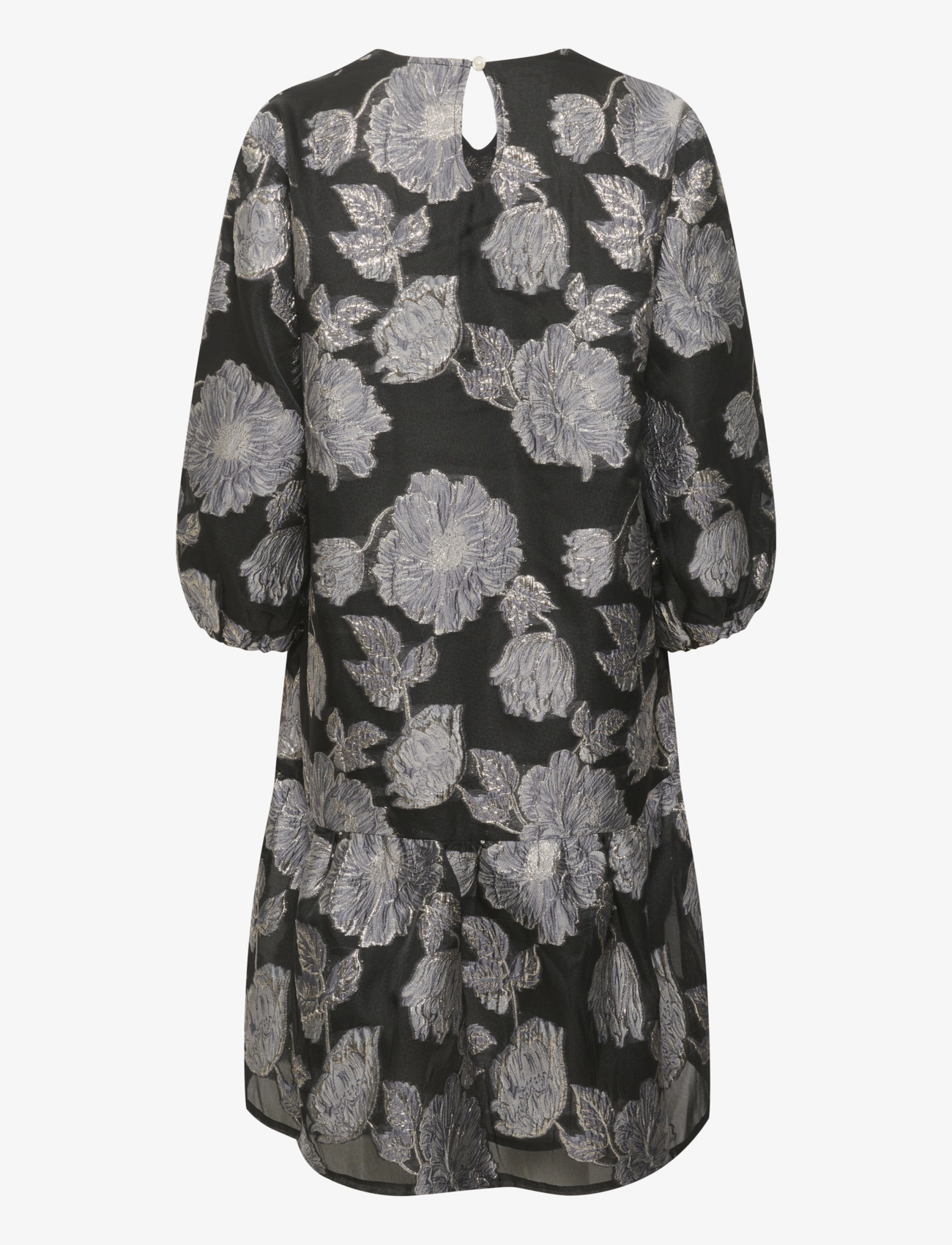 Culture - CUaida V-neck Dress - midikleidid - silver - 2