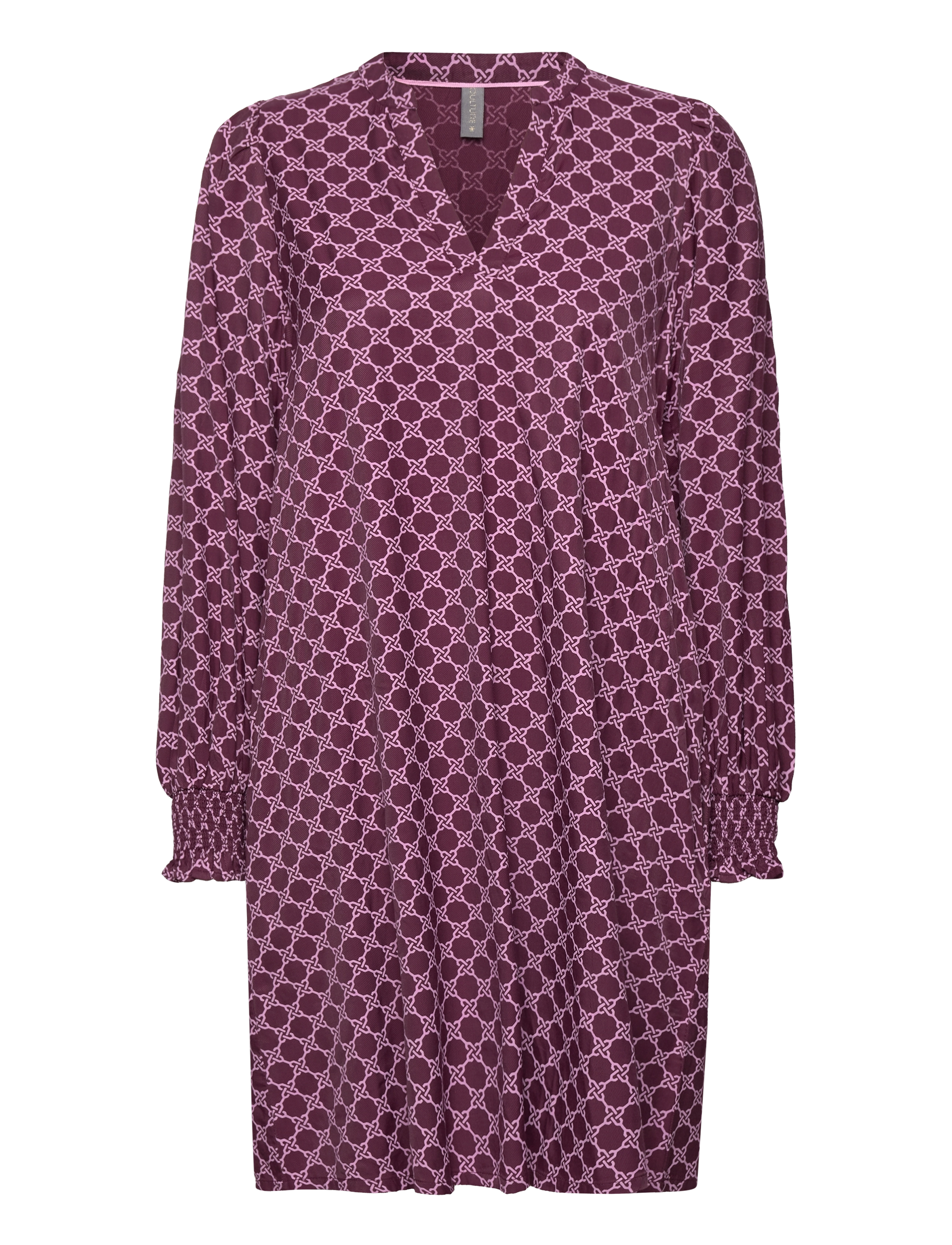 Culture CUchaina Giselle Dress - Riided - WINETASTING / purple