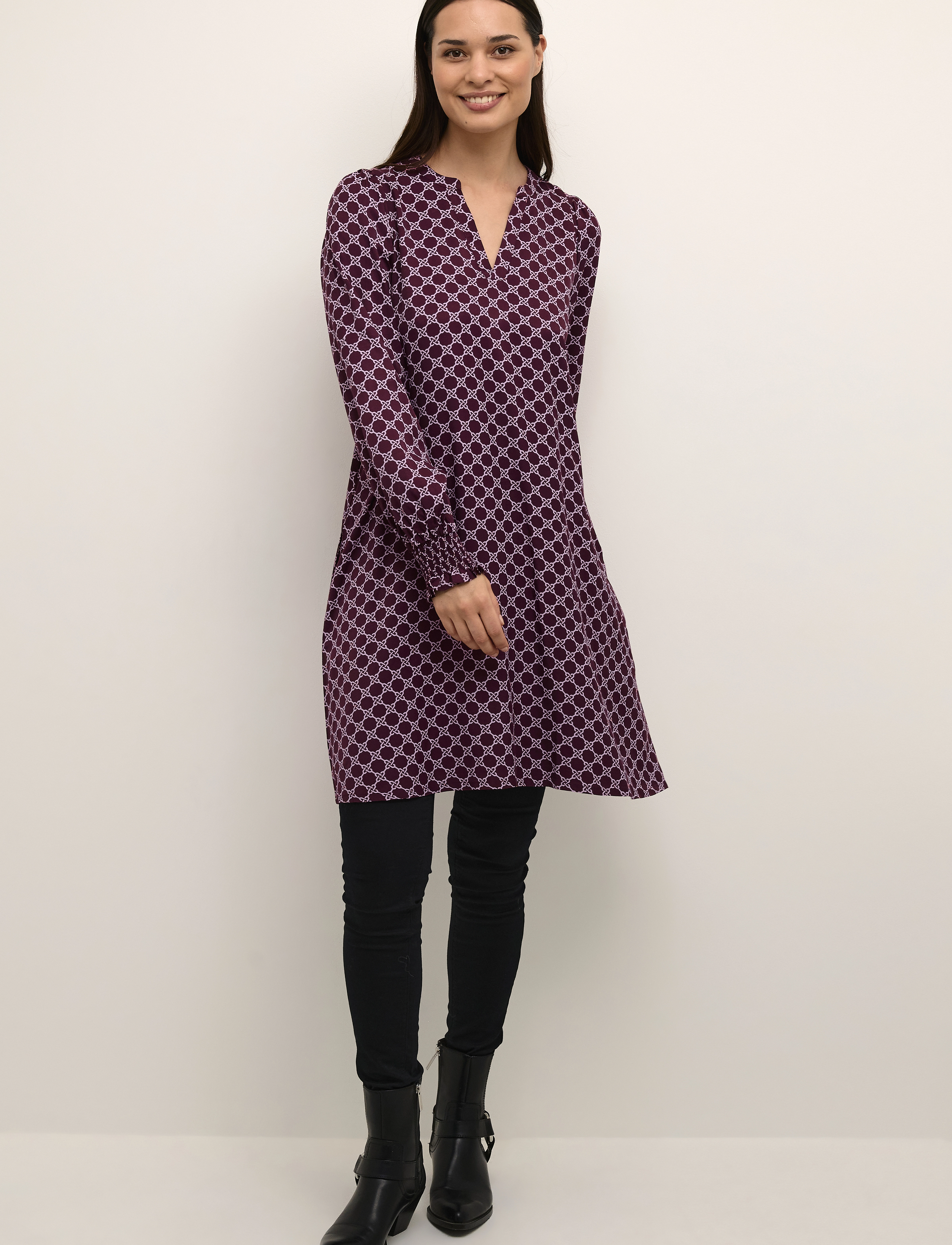 Culture - CUchaina Giselle Dress - kurze kleider - winetasting - 3