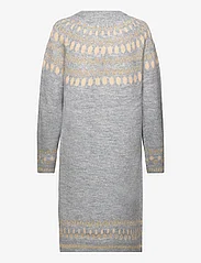 Culture - CUthurid Dress - stickade klänningar - light grey melange - 2