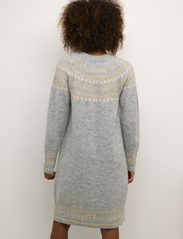 Culture - CUthurid Dress - stickade klänningar - light grey melange - 4