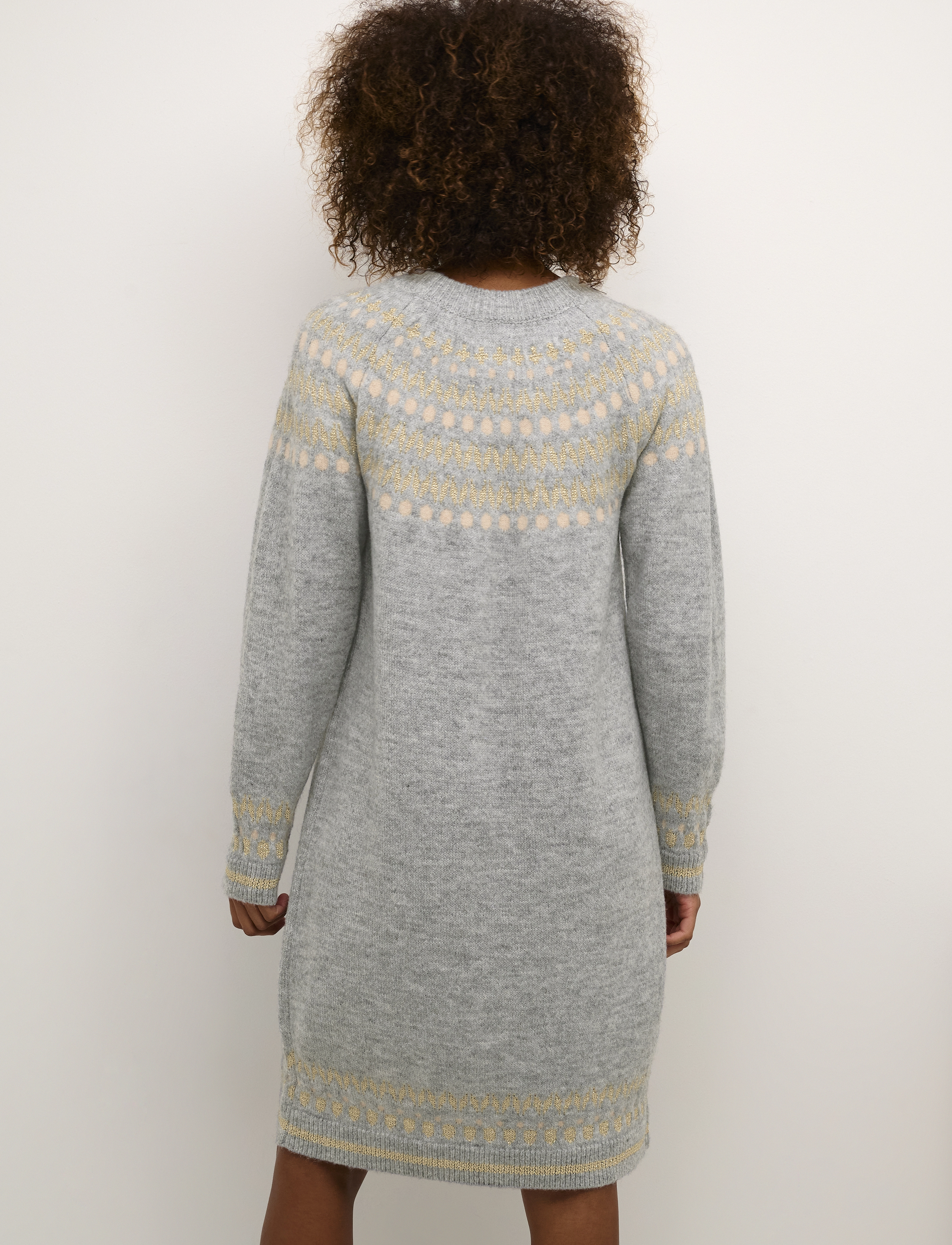 Culture - CUthurid Dress - light grey melange - 4