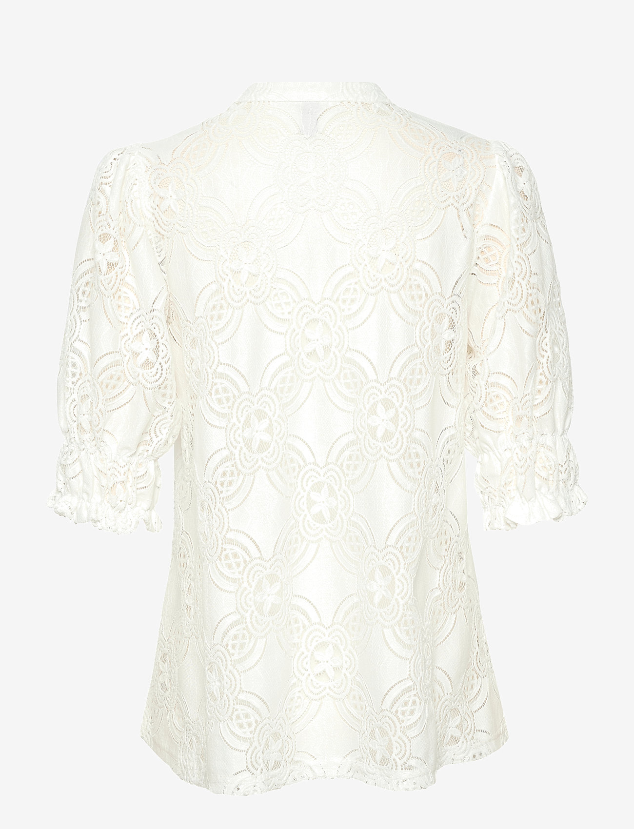 Culture - CUolu SS Blouse - lyhythihaiset puserot - spring gardenia - 2