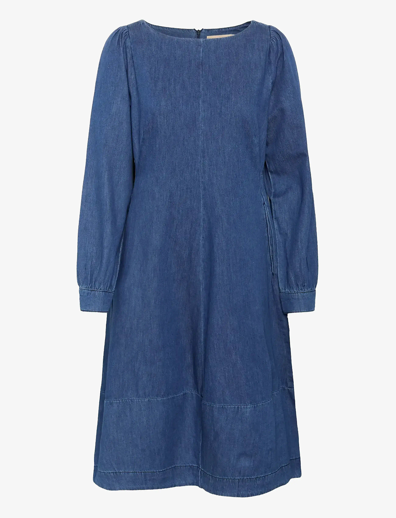 Culture - CUarpa Antoinett Dress - denimkjoler - dark blue wash - 1