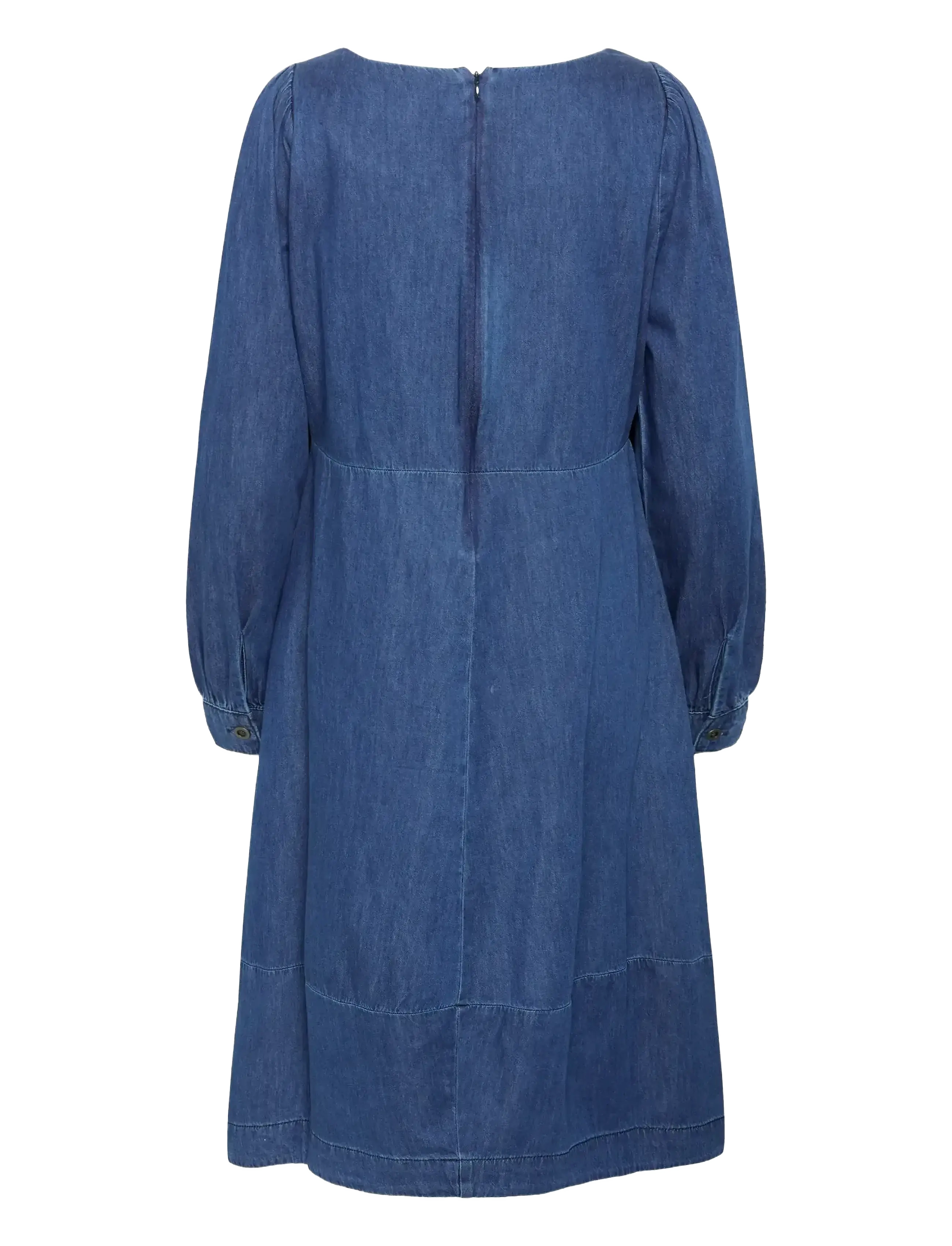 Culture - CUarpa Antoinett Dress - robes en jeans - dark blue wash - 2