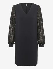 Culture - CUchabrina Sequins Dress - festkläder till outletpriser - black - 0
