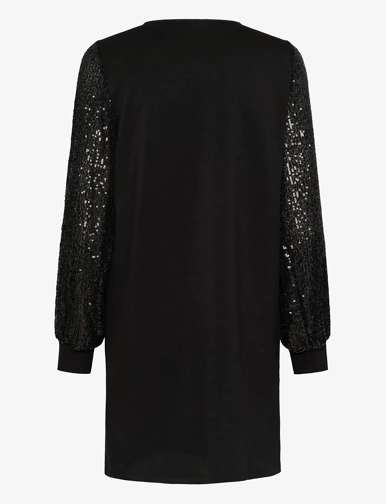 Culture - CUchabrina Sequins Dress - cocktailkjoler - black - 2