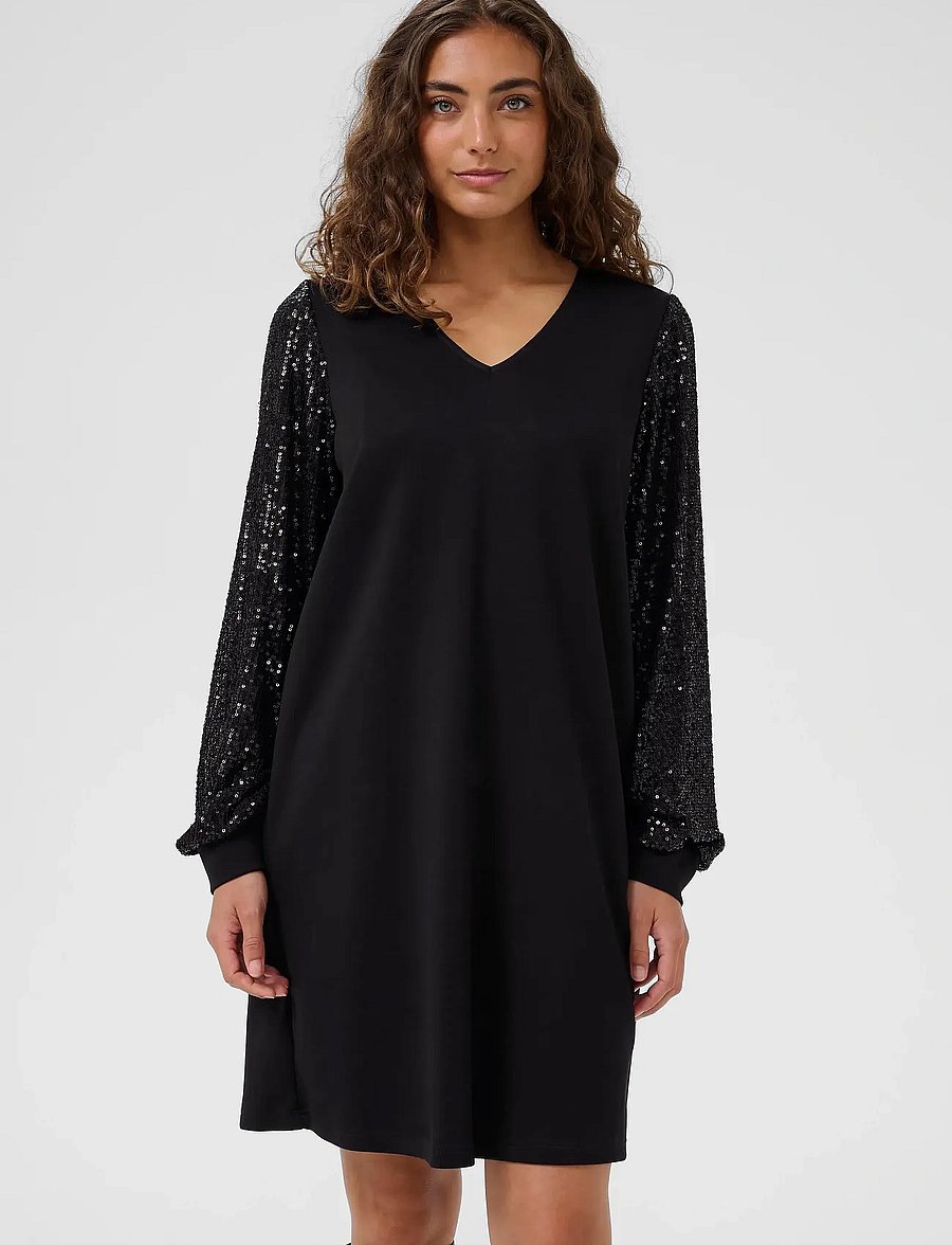 Culture - CUchabrina Sequins Dress - cocktailkleider - black - 0