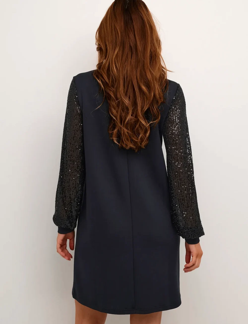 Culture - CUchabrina Sequins Dress - cocktailkjoler - black - 5