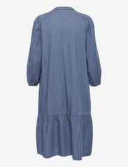Culture - CUarpa Giselle Dress - midimekot - dark blue wash - 1