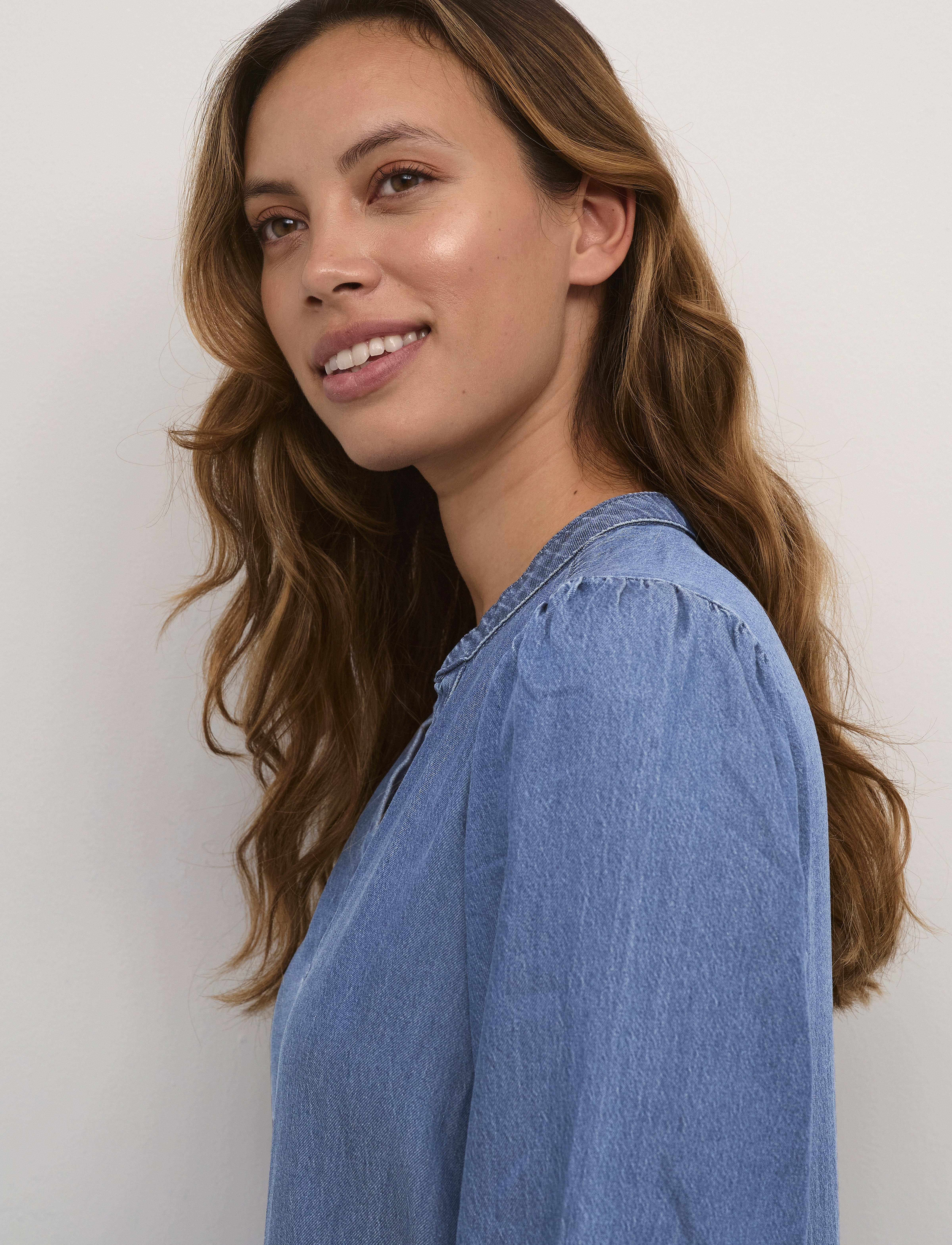 Culture - CUarpa Giselle Dress - dark blue wash - 5