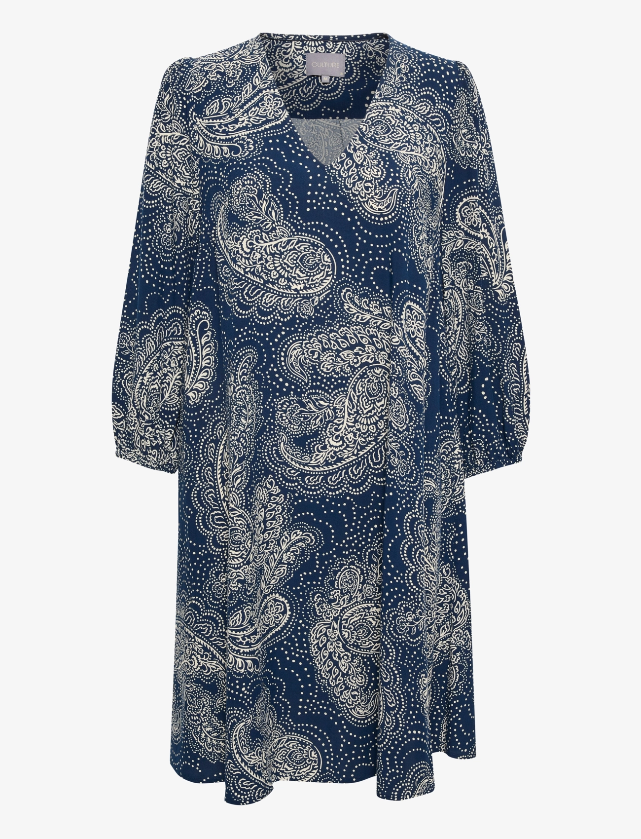 Culture CUpolly Short Dress - Kleidid - BLUE/WHITECAP PAISLEY / navy