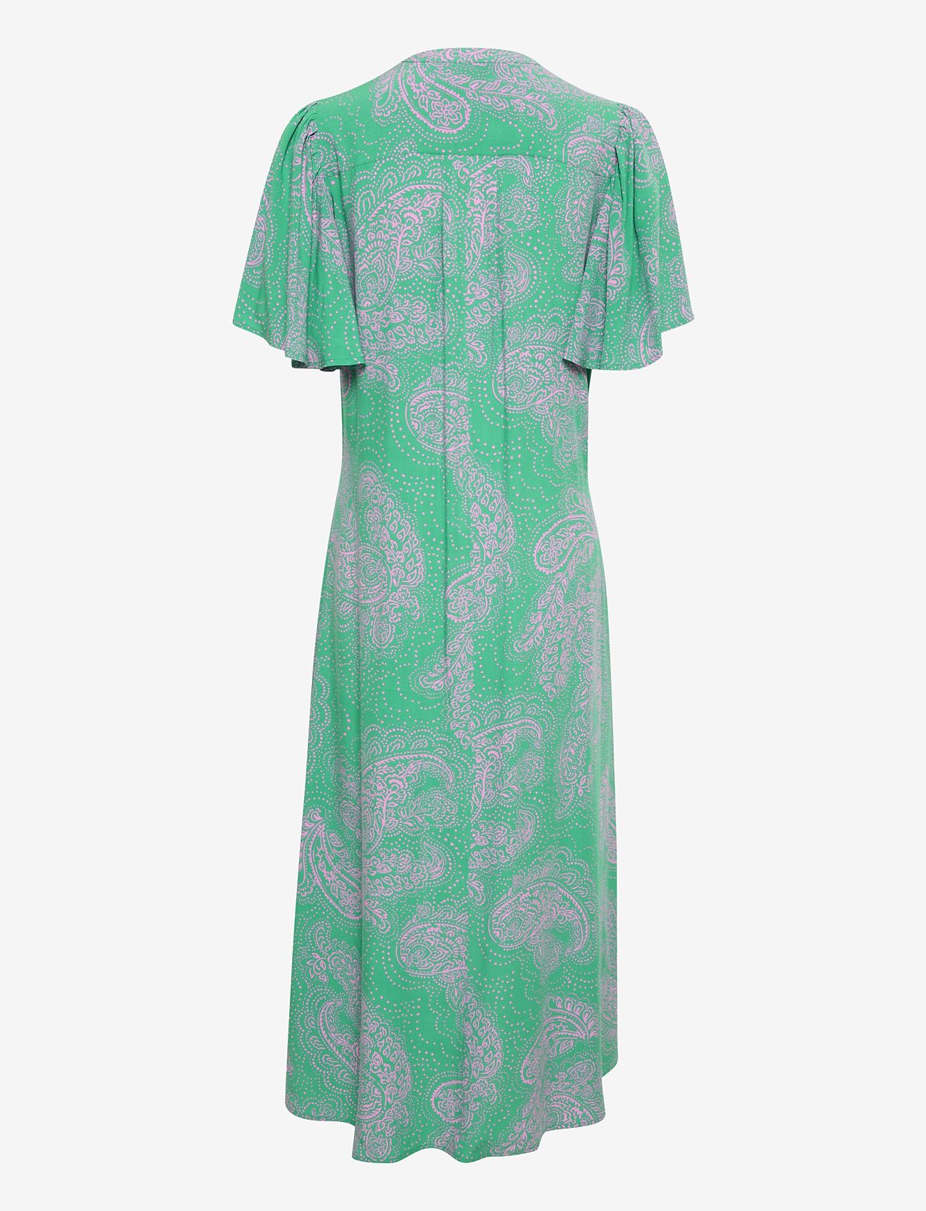 Culture - CUpolly Long Dress - sommerkleider - green/pink paisley - 2