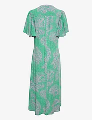 Culture - CUpolly Long Dress - summer dresses - green/pink paisley - 1