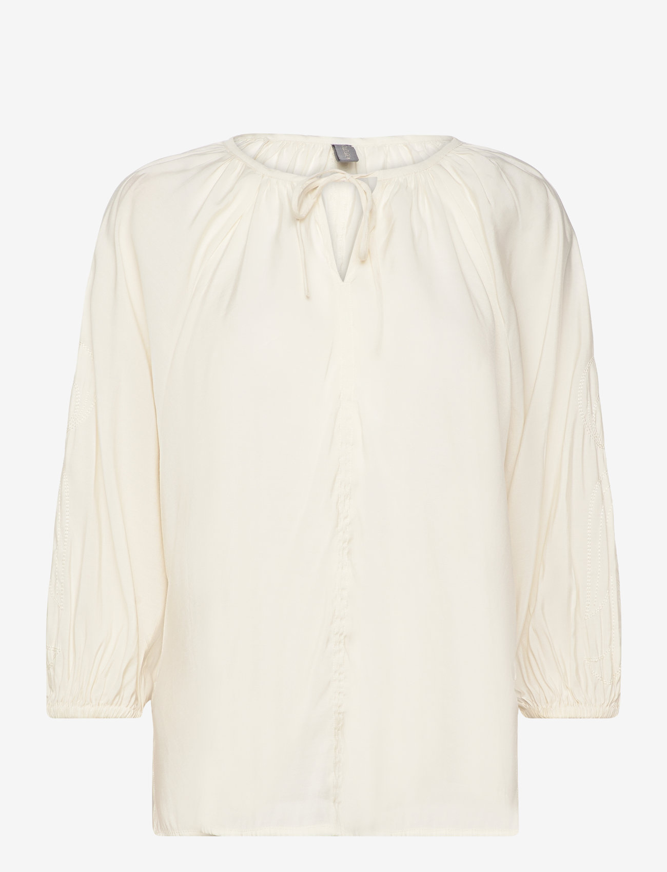 Culture - CUjustina Blouse - langærmede bluser - spring gardenia - 0