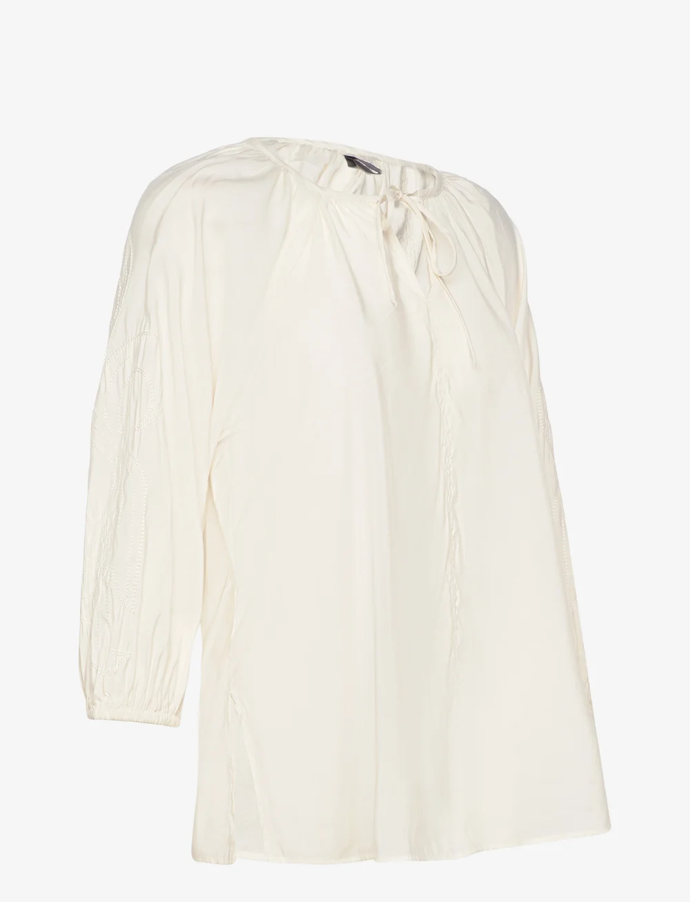 Culture - CUjustina Blouse - långärmade blusar - spring gardenia - 3