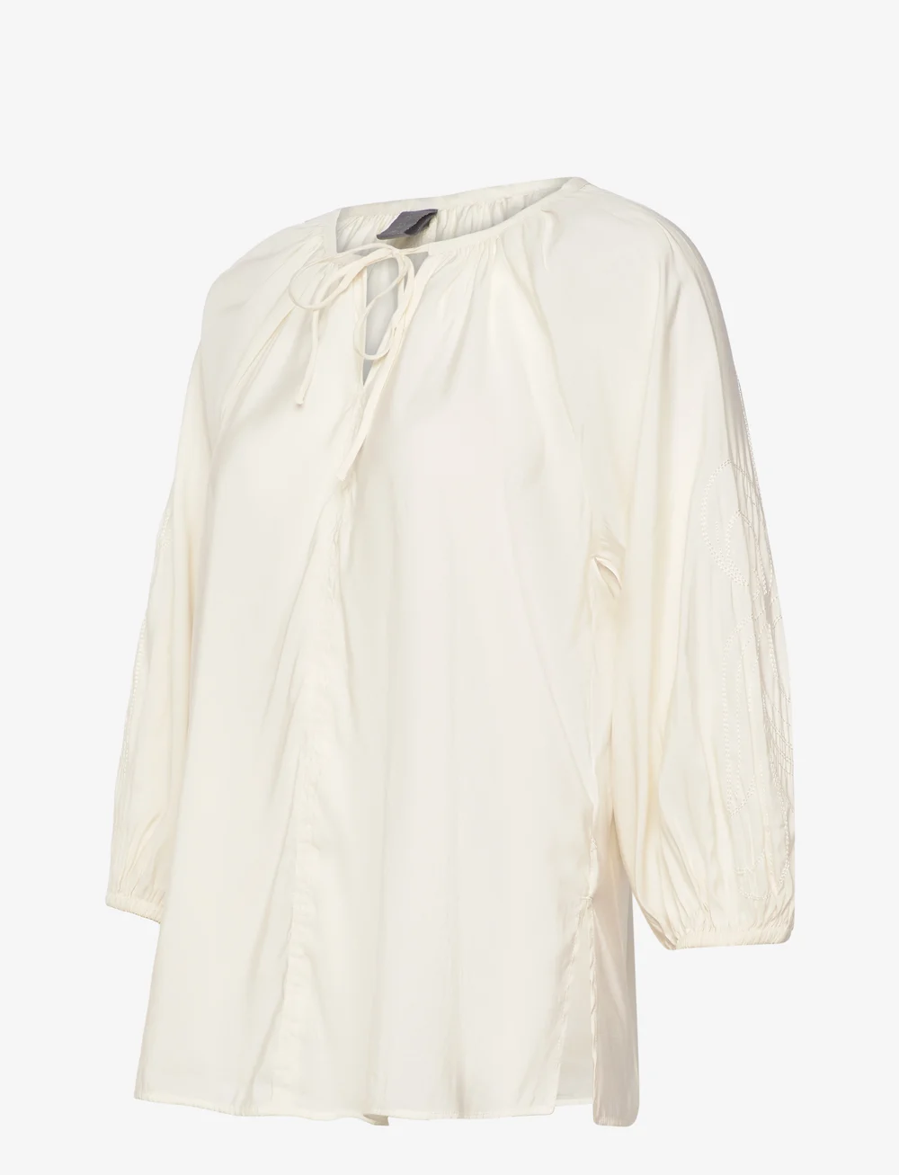 Culture - CUjustina Blouse - långärmade blusar - spring gardenia - 4