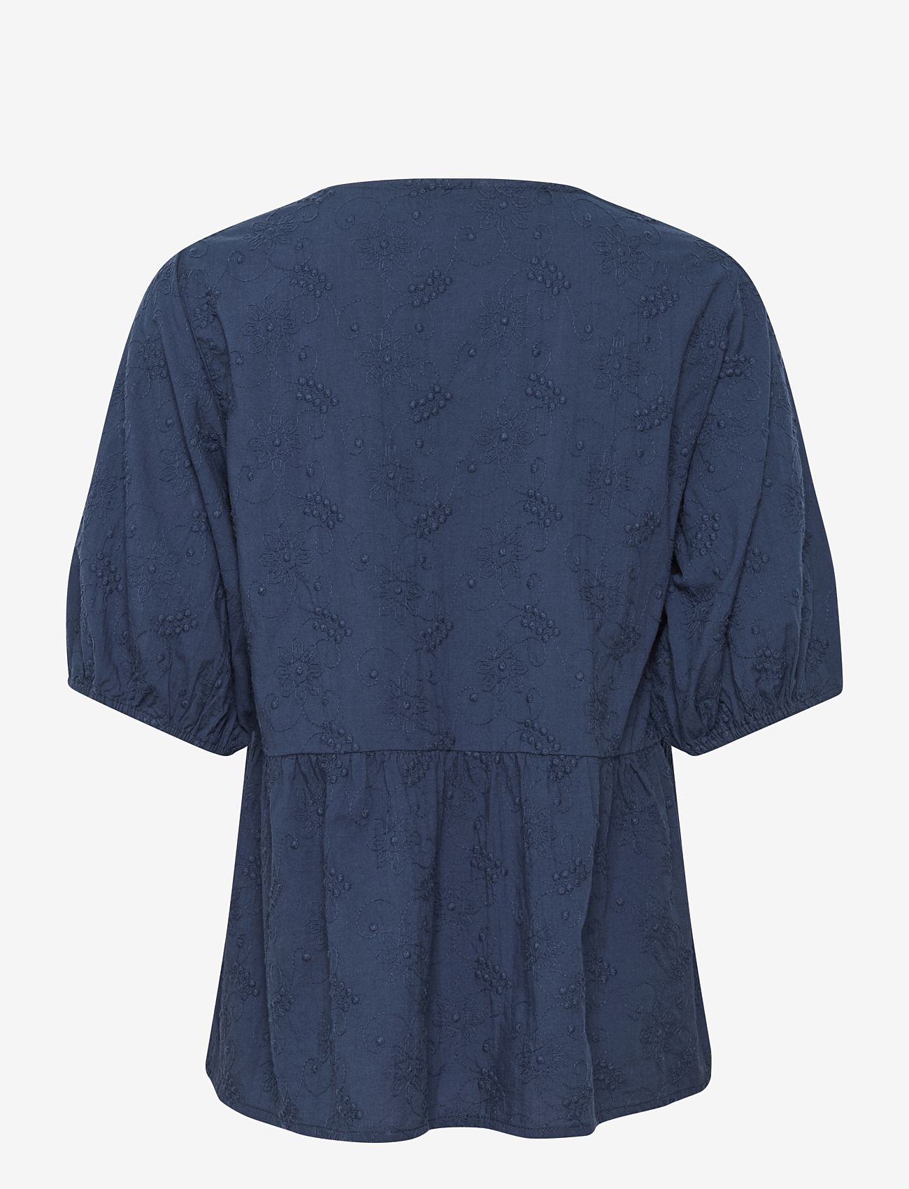 Culture - CUeve Blouse - kortærmede bluser - dress blues - 2