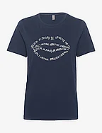 CUgith Lips T-Shirt - DRESS BLUES