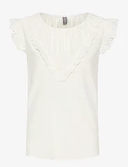 Culture - CUasmine SS Blouse - sleeveless blouses - spring gardenia - 0