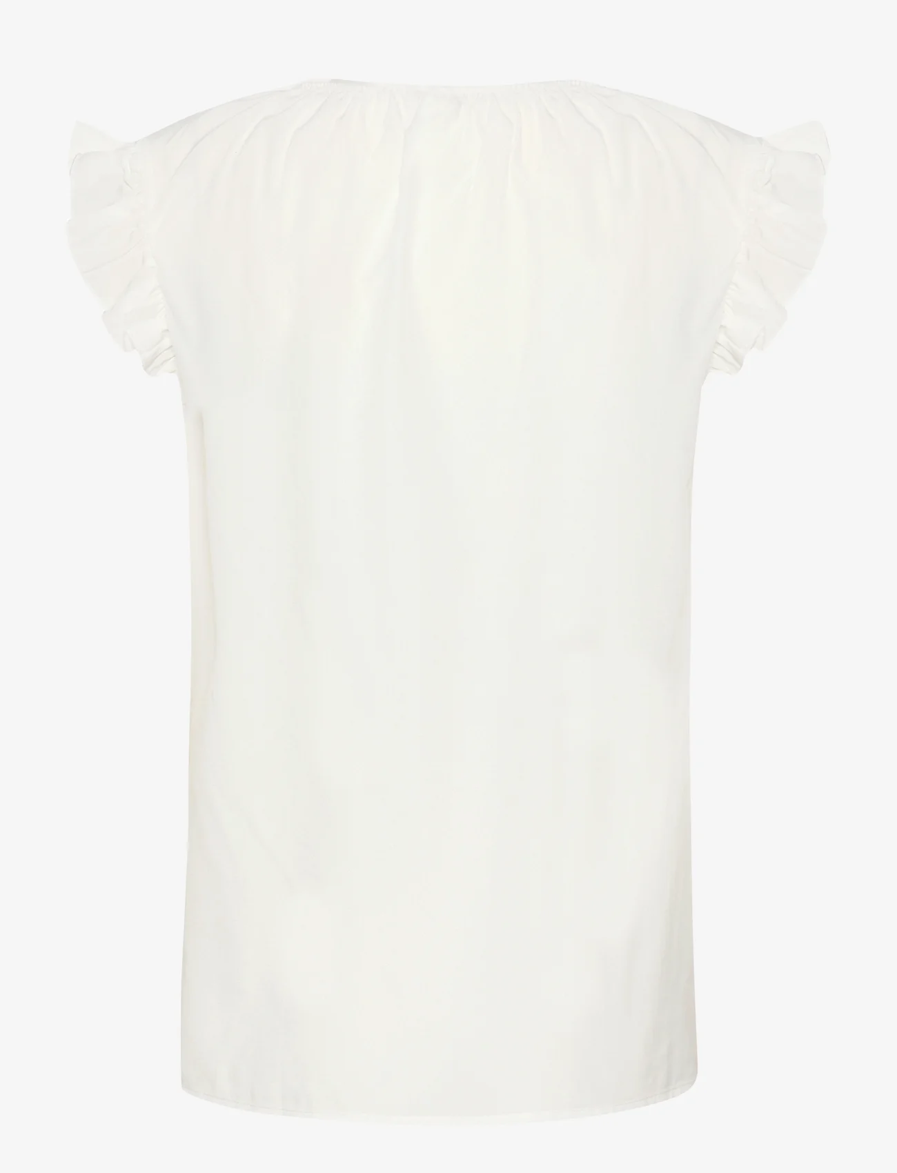 Culture - CUasmine SS Blouse - sleeveless blouses - spring gardenia - 1