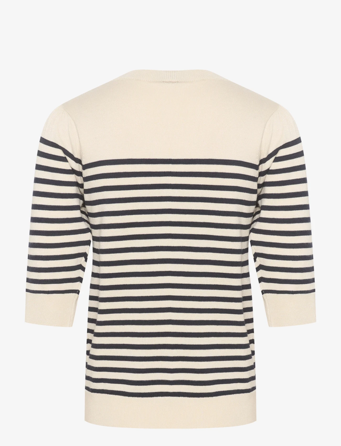 Culture - CUannemarie SS Oneck - jumpers - whitecap blue stripe - 1