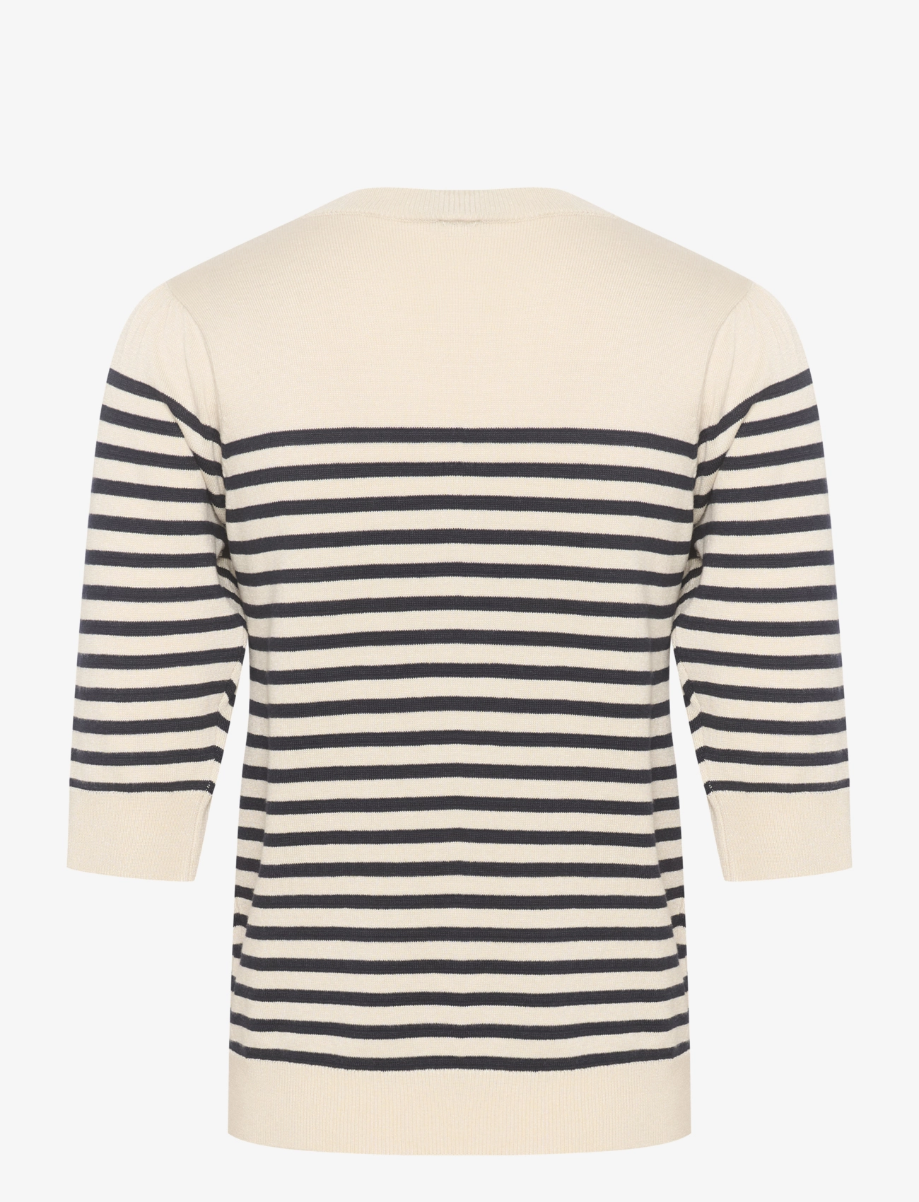 Culture - CUannemarie SS Oneck - trøjer - whitecap blue stripe - 2