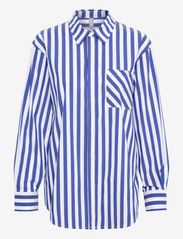 CUregina LS Shirt - BLUE/WHITE STRIPE