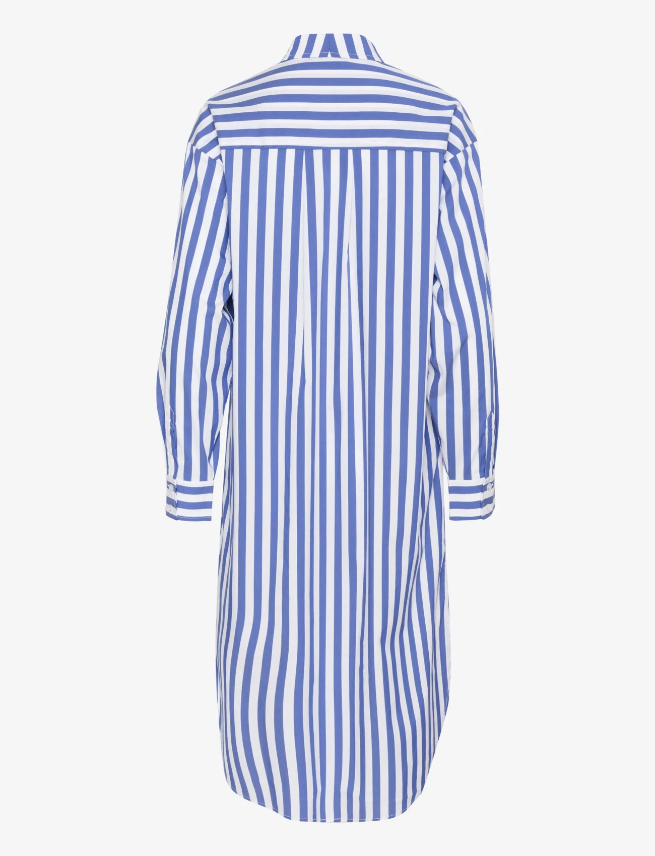 Culture - CUregina Shirtdress - skjortklänningar - blue/white stripe - 1