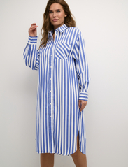 Culture - CUregina Shirtdress - overhemdjurken - blue/white stripe - 2