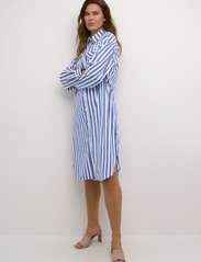 Culture - CUregina Shirtdress - skjortekjoler - blue/white stripe - 3