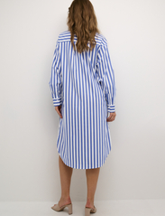 Culture - CUregina Shirtdress - skjortklänningar - blue/white stripe - 4