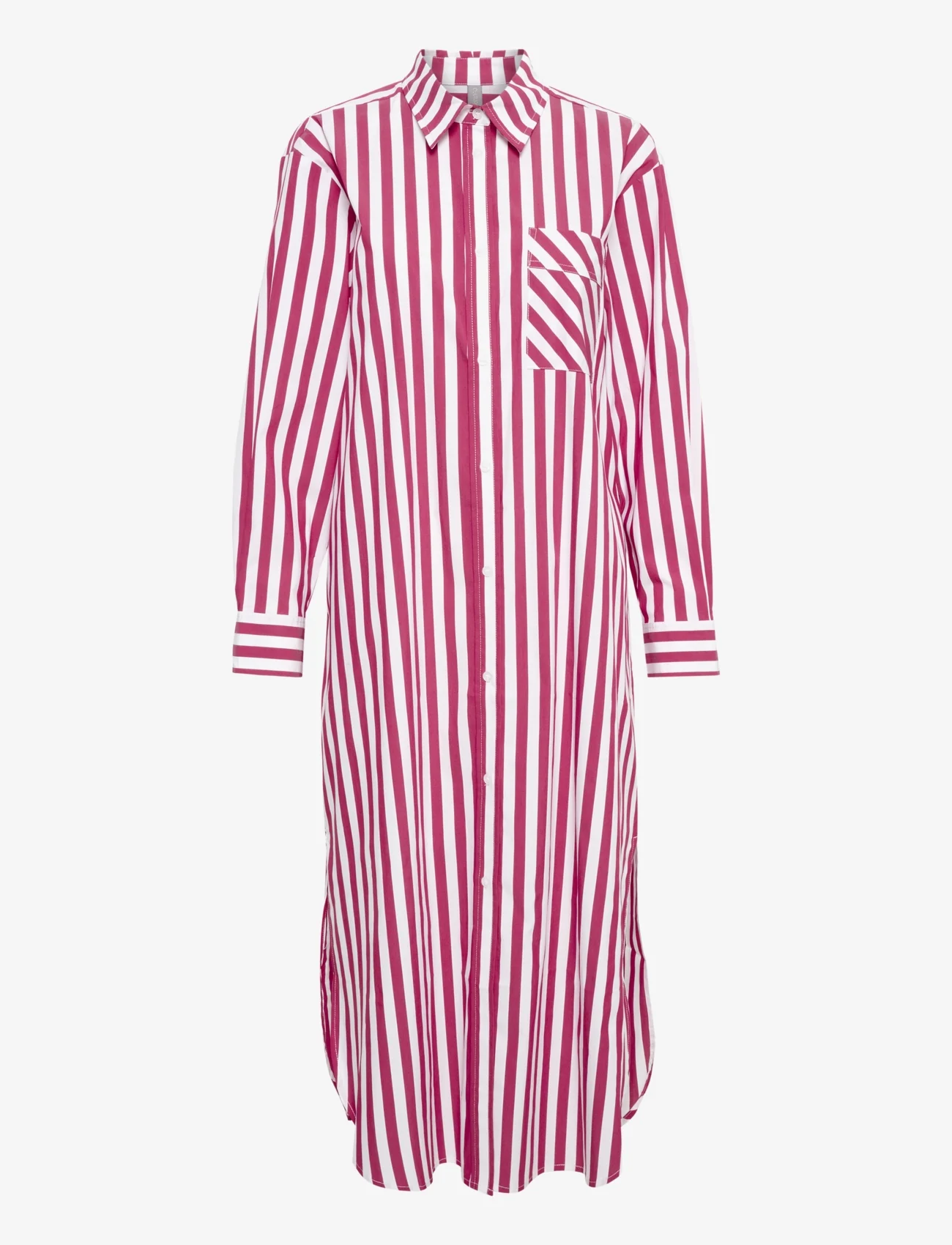 Culture - CUregina Shirtdress - hemdkleider - red/white stripe - 0