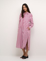 Culture - CUregina Shirtdress - hemdkleider - red/white stripe - 2
