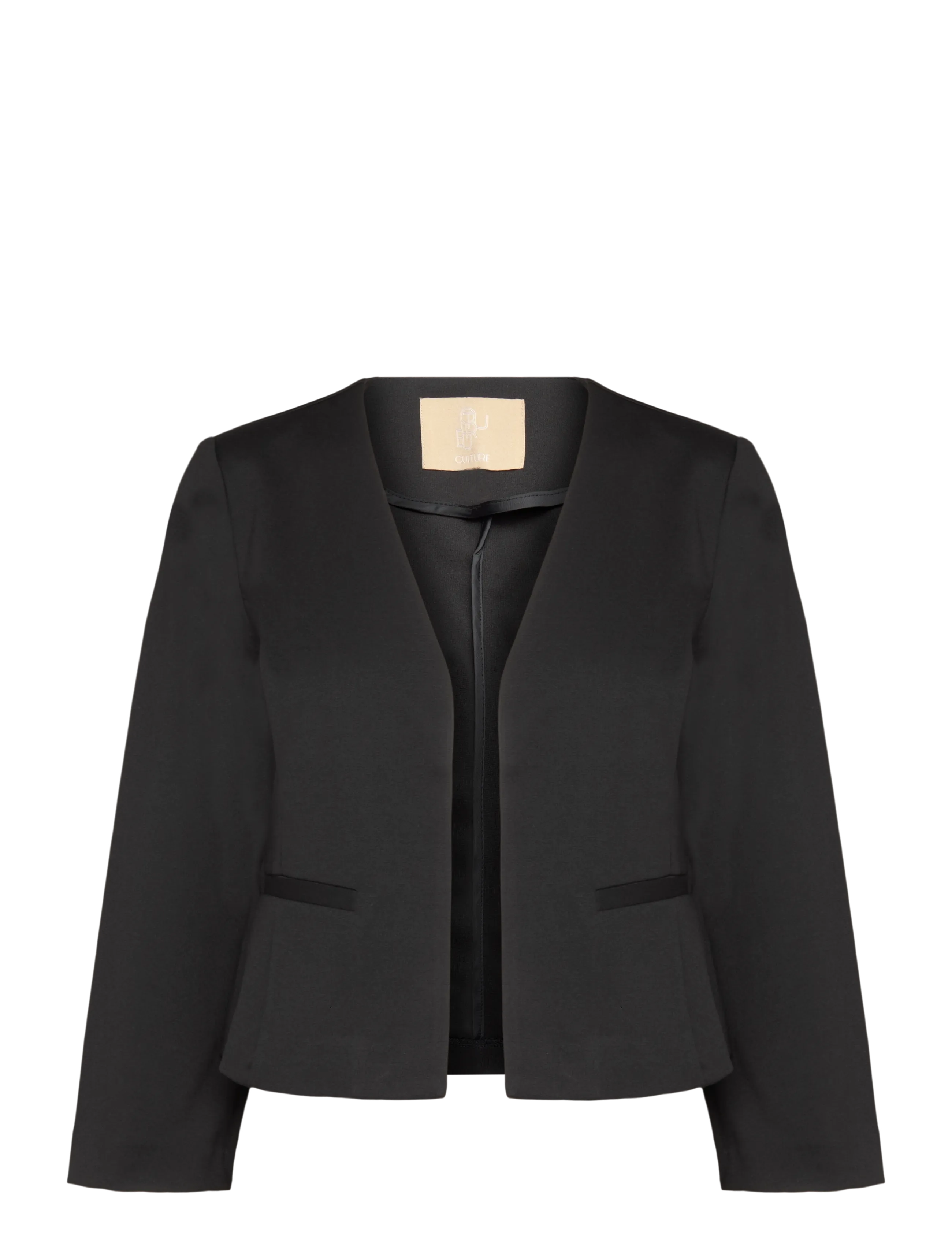Culture CUeloise short blazer - Culture - BLACK / black