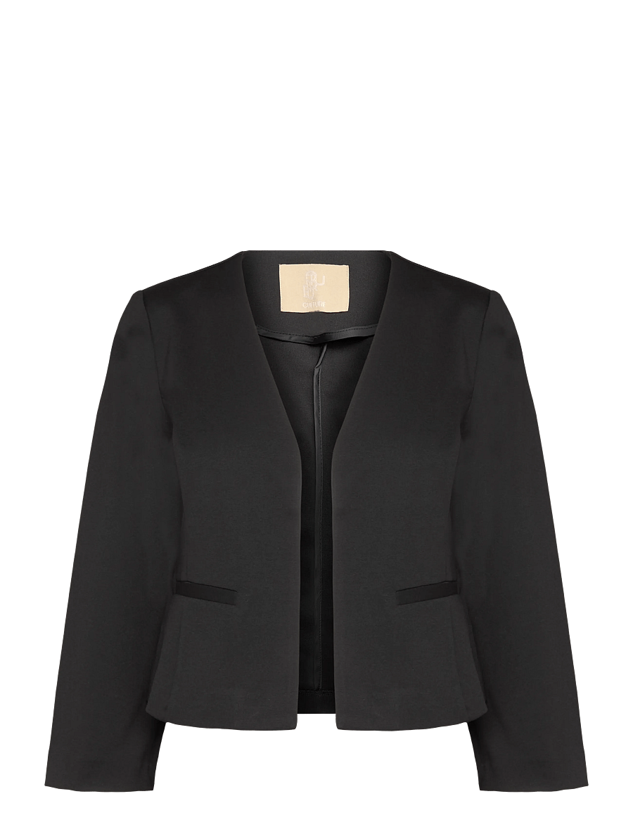 Culture - CUeloise short blazer - cropped-blazer - black - 0