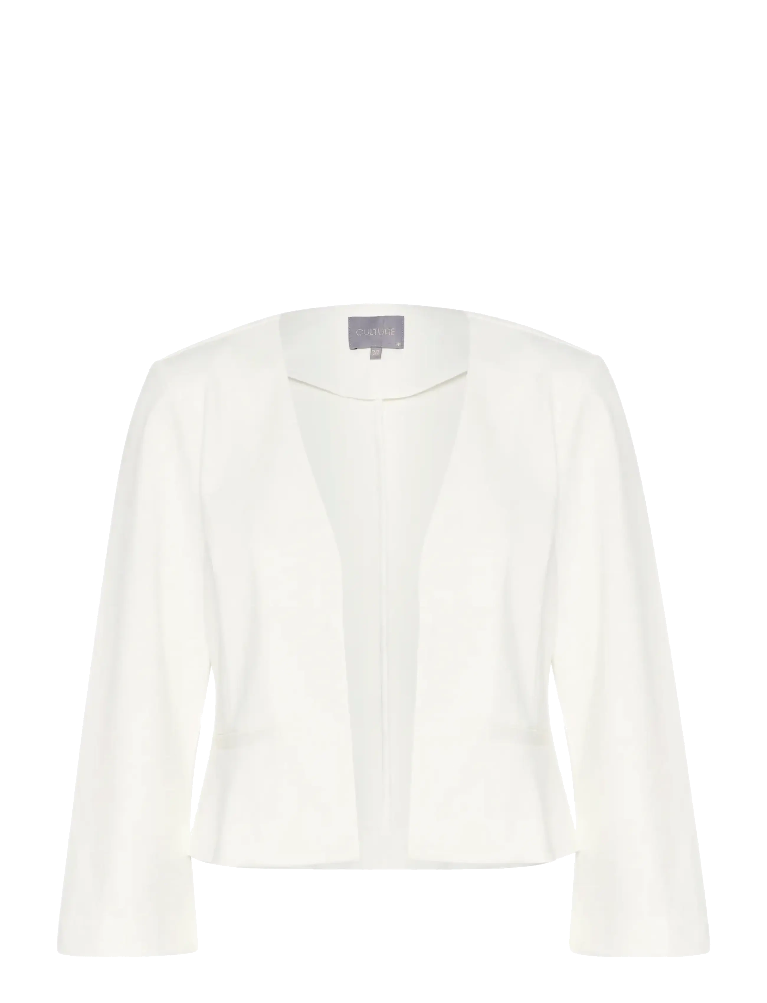 Culture CUeloise short blazer - Konfirmatsioon - SPRING GARDENIA / white