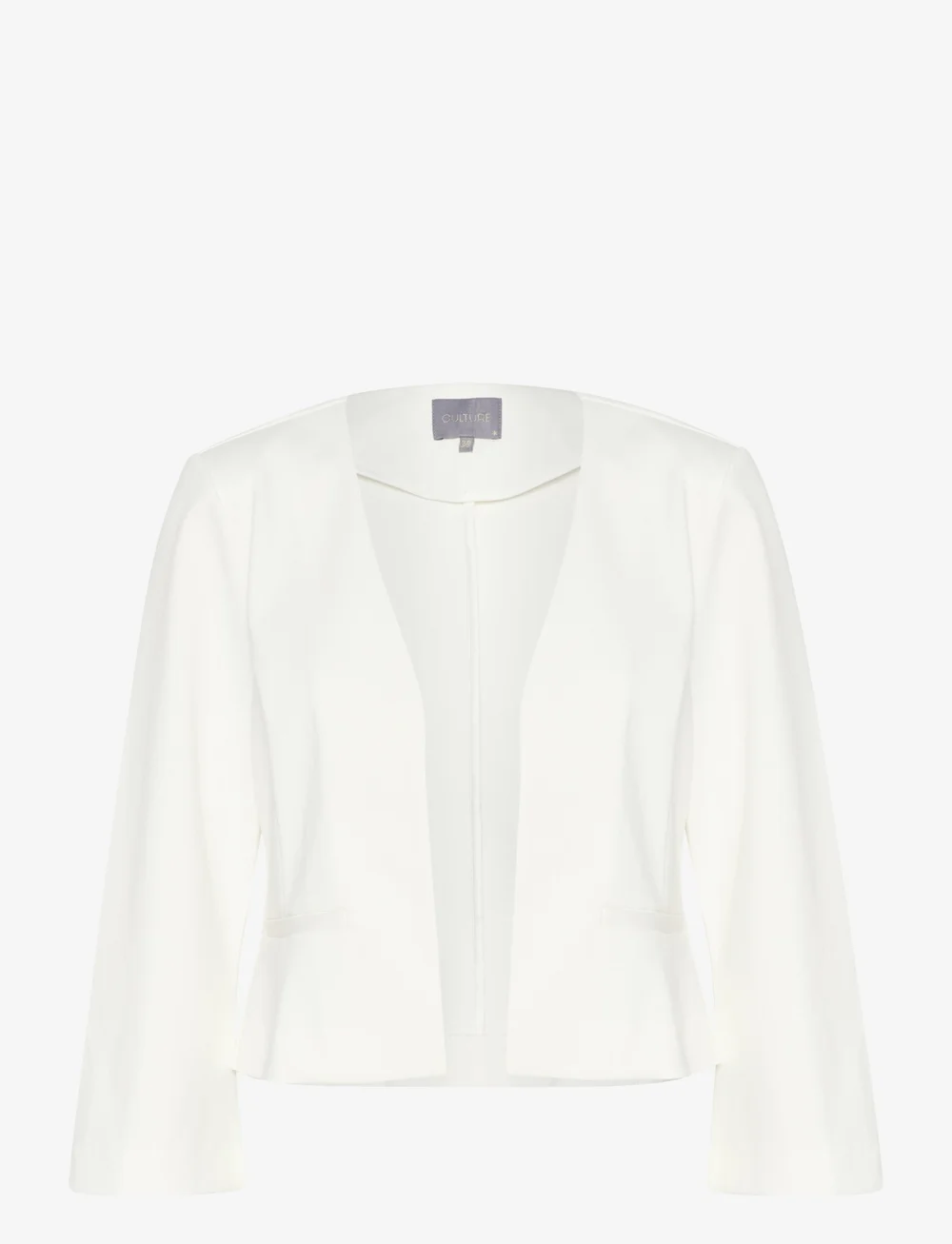 Culture - CUeloise short blazer - korta kavajer - spring gardenia - 1