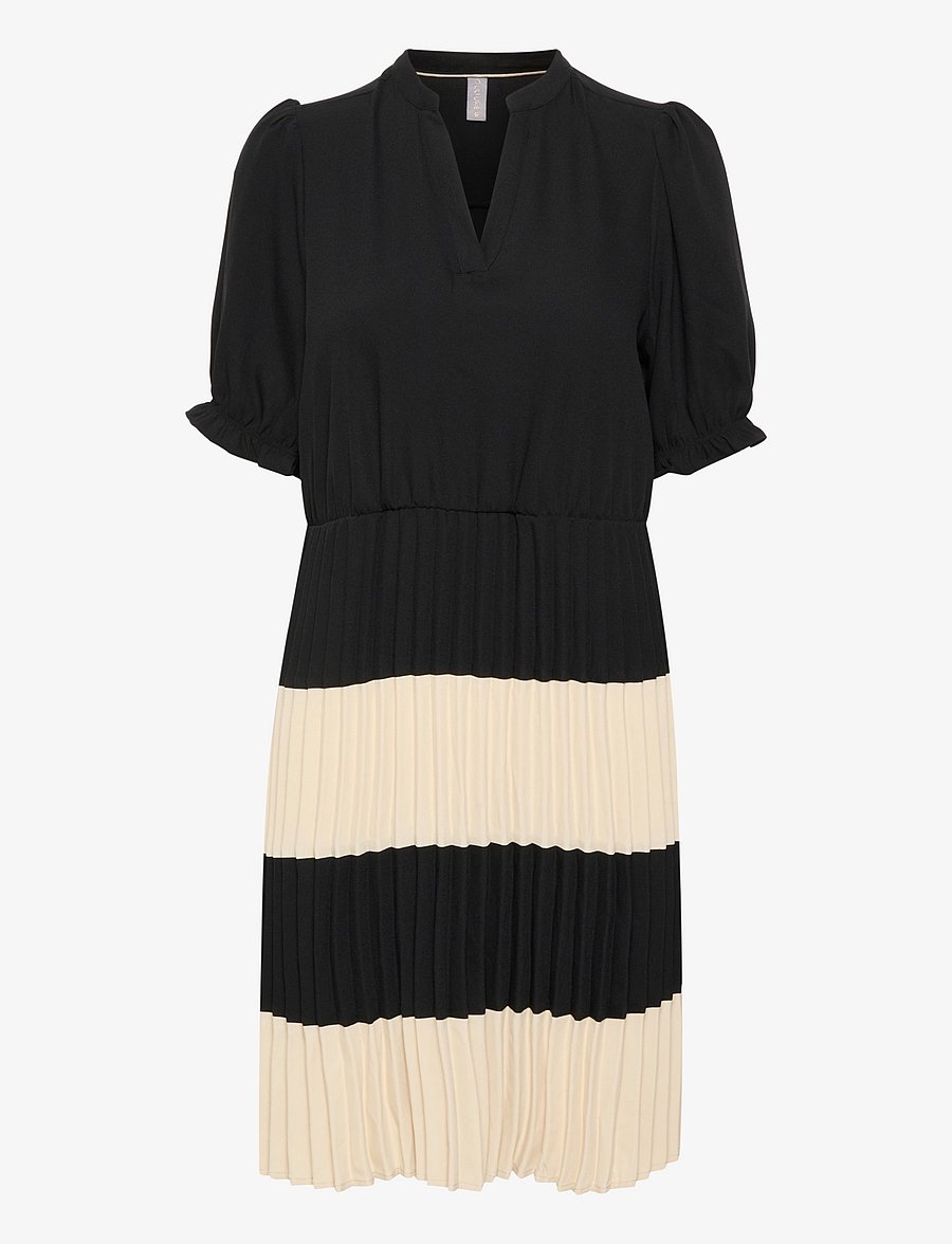Culture - CUbetty Short Dress - midi dresses - black - 1