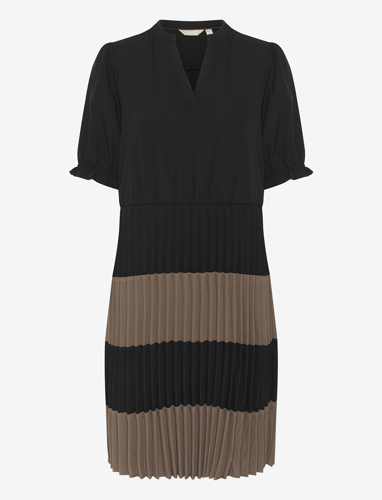 Culture - CUbetty Short Dress - midikleider - black/raindrum stripe - 1