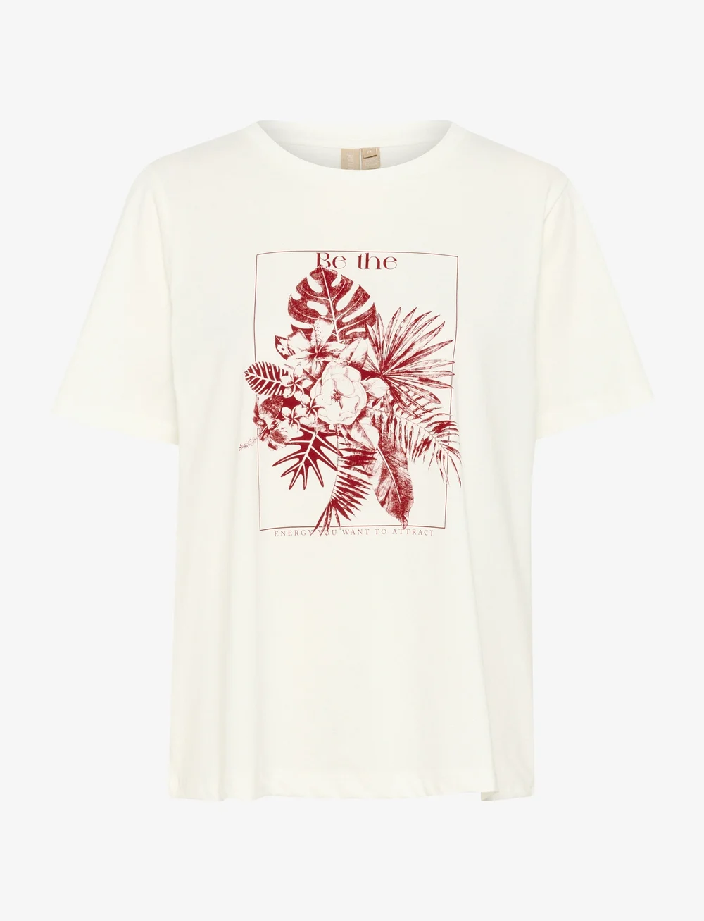 Culture - CUamora T-Shirt - t-shirts - spring gardenia/red floral - 1