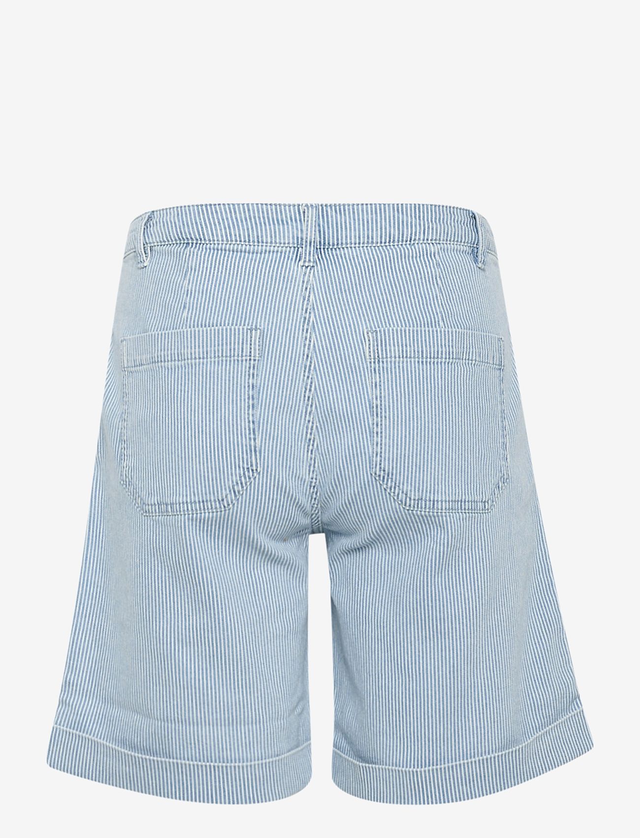 Culture - CUmilky Shorts - casual shorts - blue/white stripe - 1